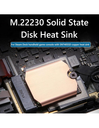 Disipador de Calor Zunate para SSD Steam Deck y ROG ALL