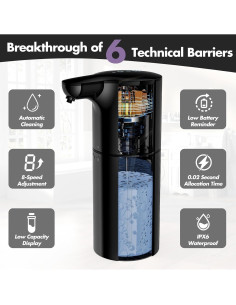 Dispensador Automático de Jabón YIKHOM 450 mL Sin Contacto 2