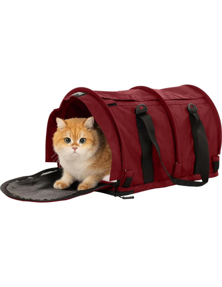 Transportadora SturdiBag Pro 2.0 para Mascotas Grande Burdeos
