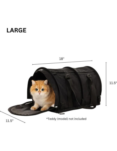 Transportadora SturdiBag Pro 2.0 para Mascotas Grande Burdeos