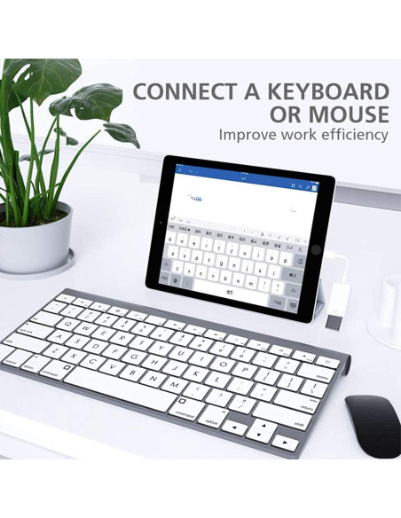 Adaptador USB a Lightning Seulliya OTG 3.0 para iPhone/iPad