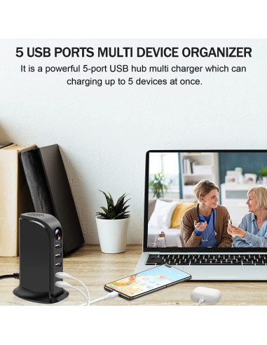 Cámara Oculta USB Musoumars 1080P con Detección de Movimiento