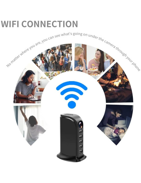 Cámara Oculta USB Musoumars 1080P con Detección de Movimiento