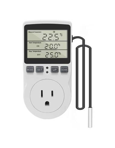 Enchufe Termostato Digital KETOTEK 120V Control Temperatura