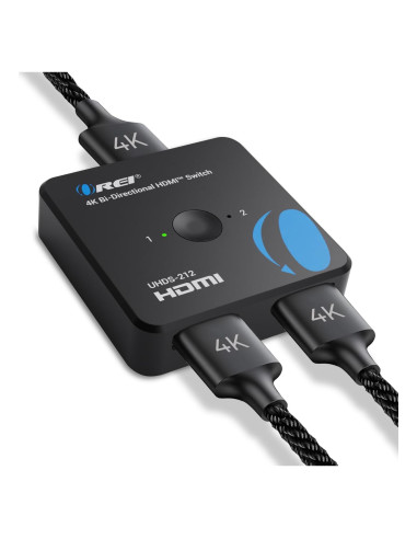 OREI Interruptor HDMI 4K Bi Direccional UHDS-212 2x1