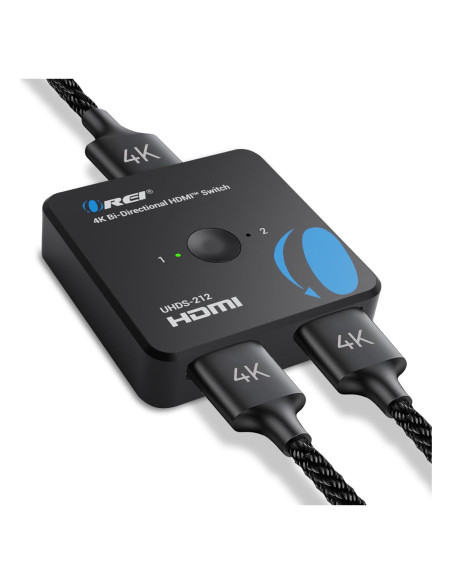 OREI Interruptor HDMI 4K Bi Direccional UHDS-212 2x1