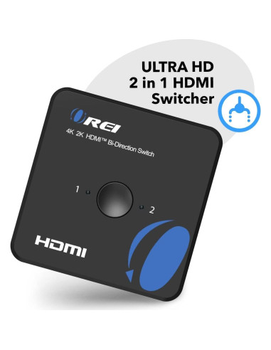 OREI Interruptor HDMI 4K Bi Direccional UHDS-212 2x1
