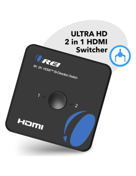 OREI Interruptor HDMI 4K Bi Direccional UHDS-212 2x1