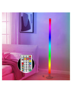 Lámpara de Pie LED Skylar 109 cm RGB con Control Remoto