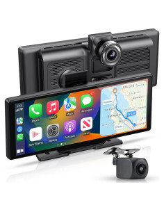 Cámara de Tablero Inalámbrica 10.26" HD Camotop con GPS