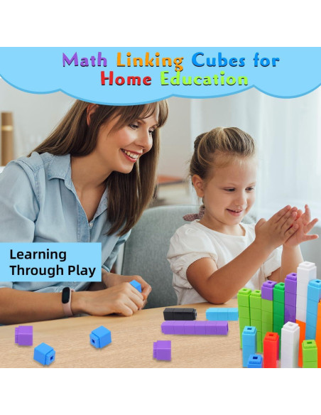 1000 Cubos Enlazables de Matemáticas STEM para Niños - Yiwu