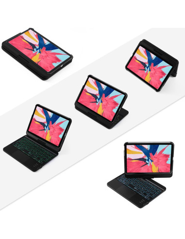 Funda teclado LENRICH iPad Mini 6/7 8.3" retroiluminada