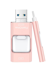 Unidad Flash ZARMST 512GB 4 en 1 USB Tipo C Rosa