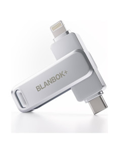 Unidad Flash MFi 128GB BLANBOK+ para iPhone y Android