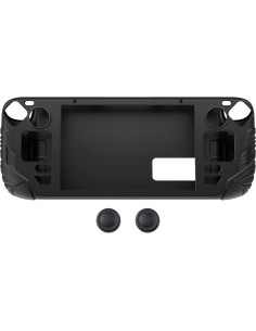 Funda PlayVital Armor para Steam Deck - Silicona Negra 2
