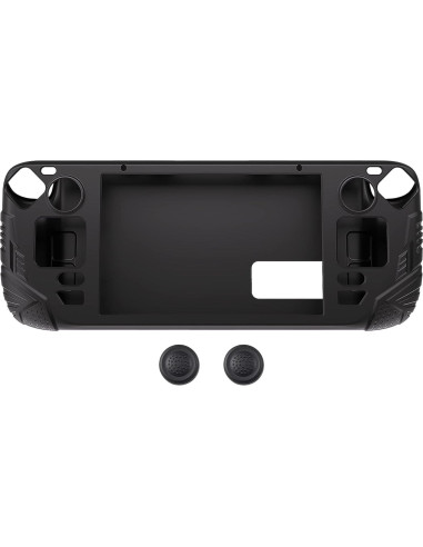Funda PlayVital Armor para Steam Deck - Silicona Negra