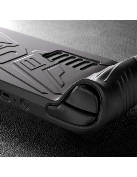 Funda PlayVital Armor para Steam Deck - Silicona Negra