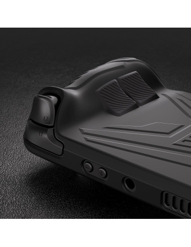 Funda PlayVital Armor para Steam Deck - Silicona Negra