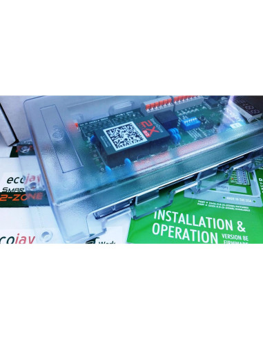 Controlador HVAC de 2 Zonas ECOJAY SmartZone con Sensor LED