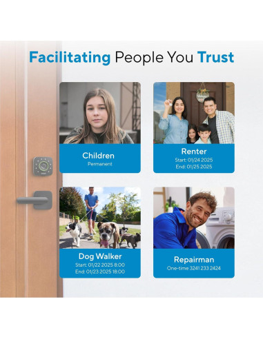 Cerradura Inteligente ULTRALOQ U-Bolt Pro WiFi con Huella Dactilar