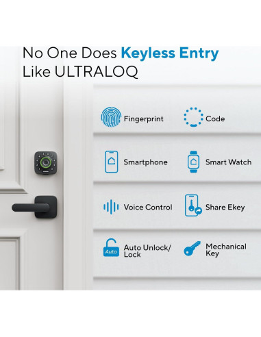 Cerradura Inteligente ULTRALOQ U-Bolt Pro WiFi con Huella Dactilar