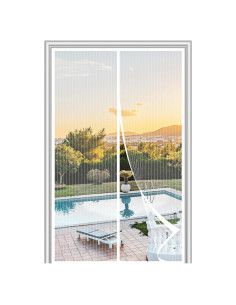 Puerta de Pantalla Magnética METAONLY 36x82 cm Blanca