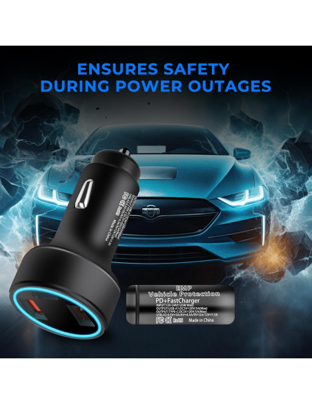 Protección EMP Haoguo CC-Y16 12V con Puertos USB