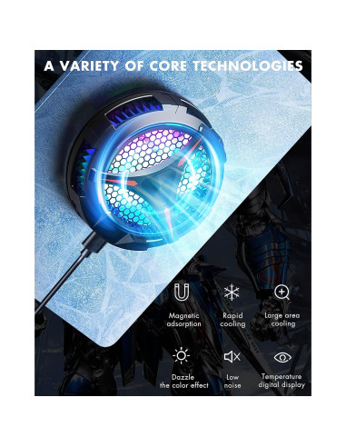 Enfriador ACEDAYS para iPad y Tablets 20W con LED