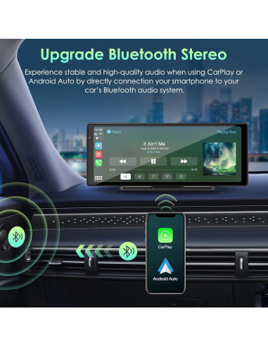 Pantalla CarPlay 9.26" APHQUA GPS Bluetooth para Coche