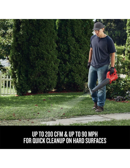 Soplador de Hojas CRAFTSMAN 20V Inalámbrico con Batería