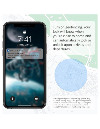 Cerradura Inteligente Cooper Array Cromo Pulido WiFi