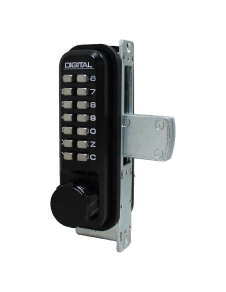 Cerradura Digital LockeyUSA 2900JB Estrecha Sin Llave