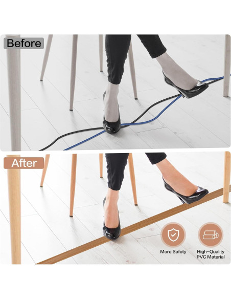 Cubierta de cable para suelo LSGCQ 3,05 m madera clara