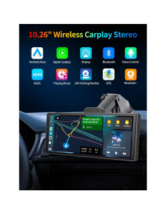 Pantalla 10.26" Imagebon Carplay 4K con cámara trasera 2
