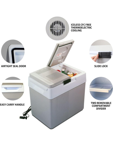 Enfriador Portátil Koolatron P65 AZ 31L 12V para Auto