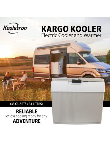 Enfriador Portátil Koolatron P65 AZ 31L 12V para Auto