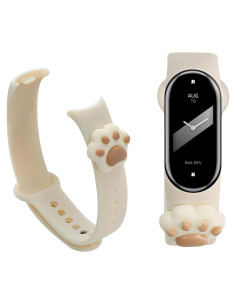 Banda de TPU para Xiaomi Mi Band 8 - Gato Blanco - KW-Commerce