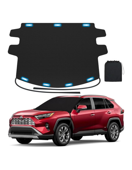 Cubierta de Parabrisas REEVAA Mejorada para Nieve y Hielo