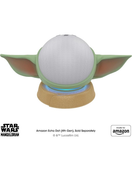 Soporte Baby Grogu para Amazon Echo Dot 4ta y 5ta Gen
