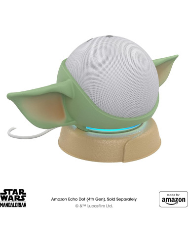 Soporte Baby Grogu para Amazon Echo Dot 4ta y 5ta Gen