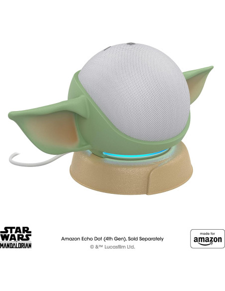 Soporte Baby Grogu para Amazon Echo Dot 4ta y 5ta Gen