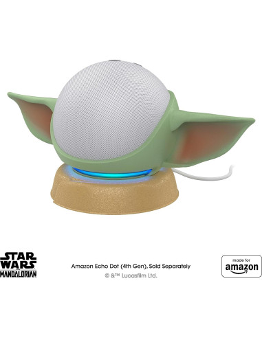 Soporte Baby Grogu para Amazon Echo Dot 4ta y 5ta Gen