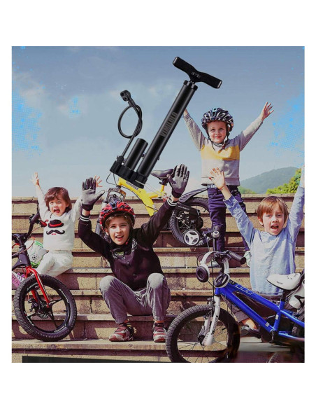 Bomba de Bicicleta VIMILOLO 160PSI Válvulas Presta y Schrader