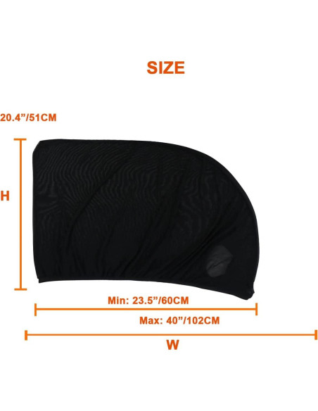 Cubierta de Ventana Frontal Soulian 40 cm 2Pack Anti-UV