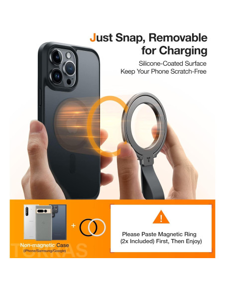 Soporte Magnético TORRAS Ostand para Teléfono - Negro
