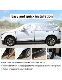 Cubierta de coche Konnfeir para MPV/SUV 4.65-4.9m impermeable 2