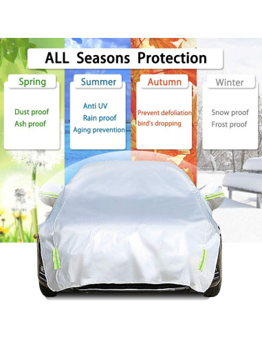 Cubierta de coche Konnfeir para MPV/SUV 4.65-4.9m impermeable