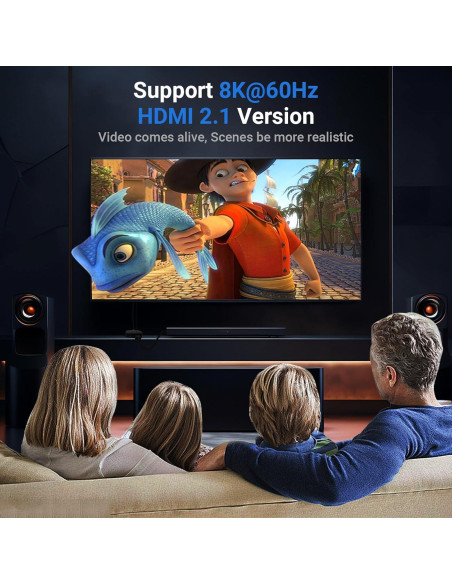 Conmutador HDMI 2.1 DGODRT 8K 60Hz 48Gbps Bidireccional