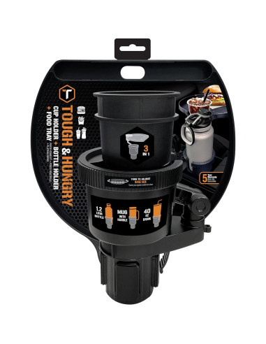 Expansor de Portavasos ToughTested Mega XL con Bandeja