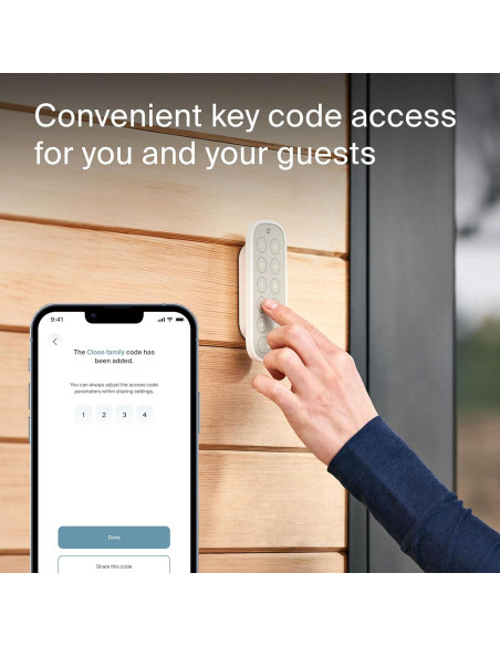 Cerradura Inteligente Level Lock con Teclado - Wi-Fi - Negro